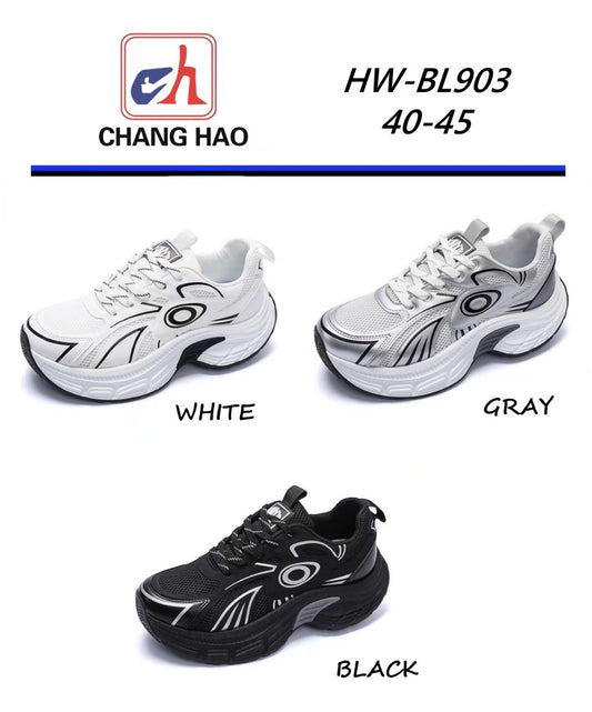 Women's Breathable Mesh Sneakers, Casual Stripe Solid Color Lace Up Platform Shoes, Summer Heightening Trainers