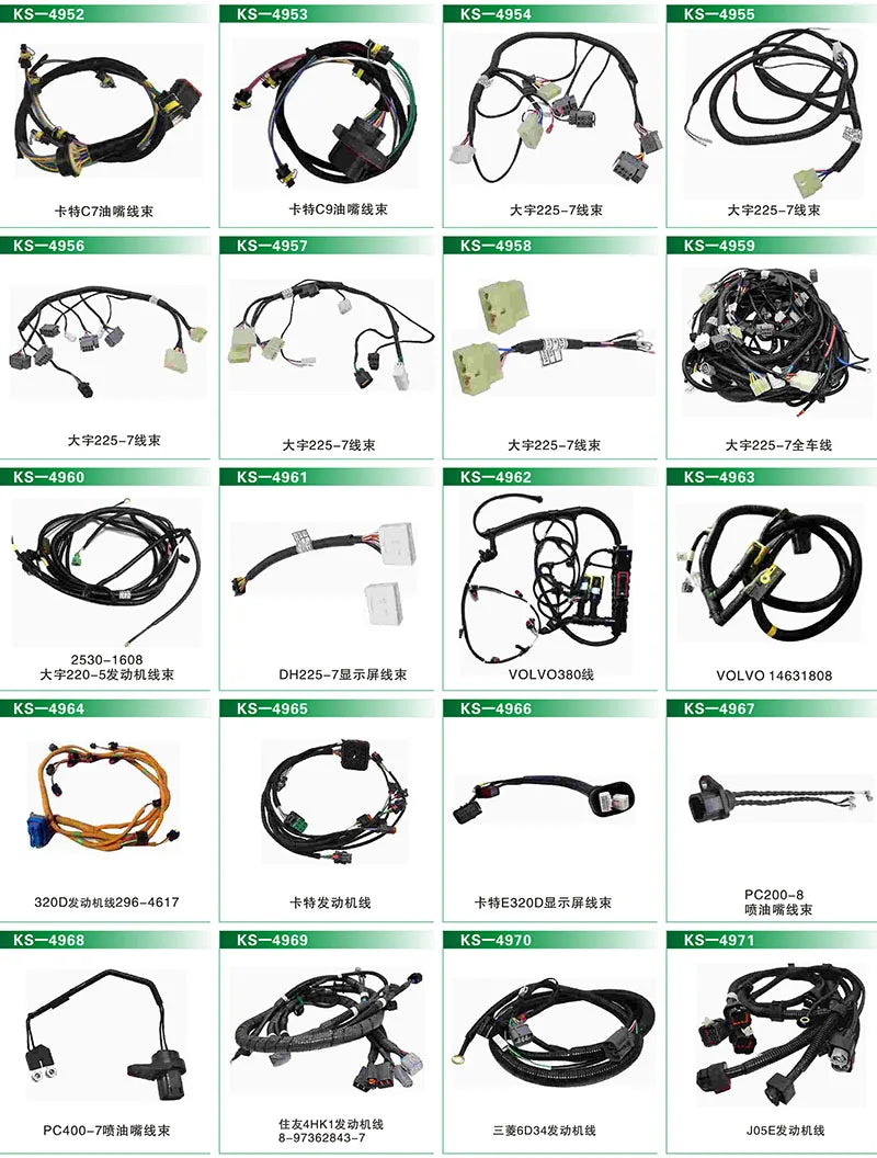 140H 160H 966G 972G D7R Engine Wiring Harness 222-4086 2224086 Cable Harness