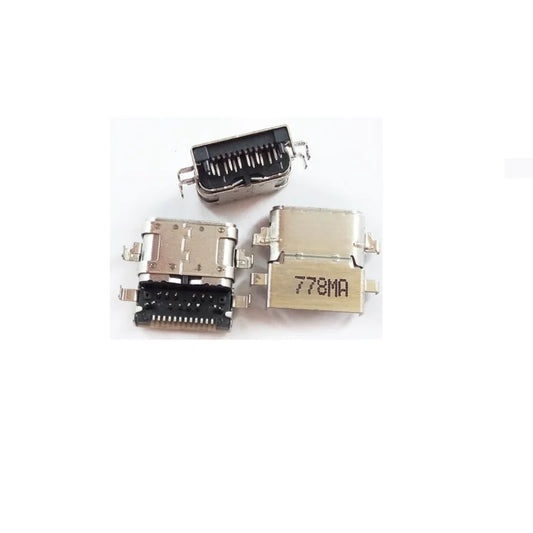 10pcs DC Power Jack For Lenovo ThinkPad E480 E485 E580 E585 R480 E590 TYPE-C Jack DC Connector Laptop Socket Power Replacement