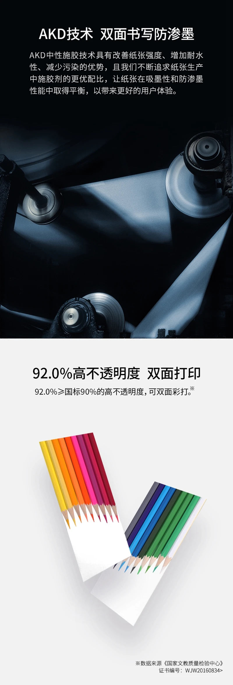 1 Pack 500 sheets 7421 Deli A4 Multi-purpose paper Copy paper printing paper 70g wholsale Aegean Sea series