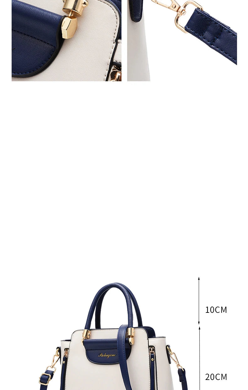 Women's bag 2025 new fashion women's bags hit color hand-held  bag Europeand the United States all-match shoulder messenger bag