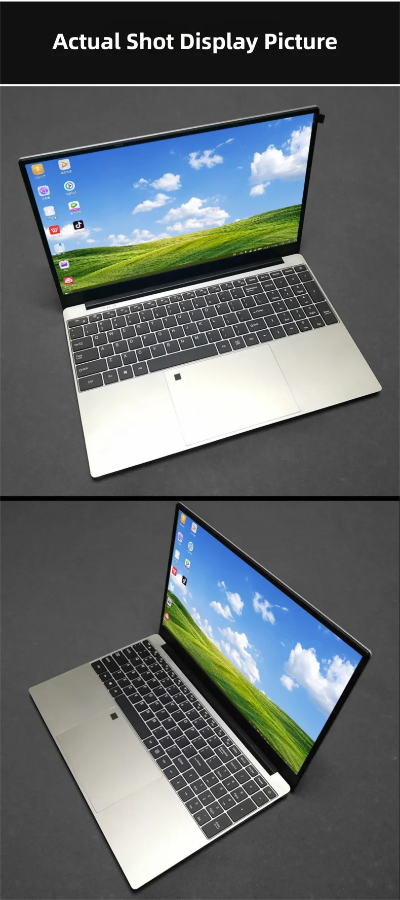 15.6" Intel N5095 Gaming Laptop Portable Notebook computer PC Core i5/i7 16GB DDR4 512GB/1TB IPS Windows 11 Backlit Keyboard