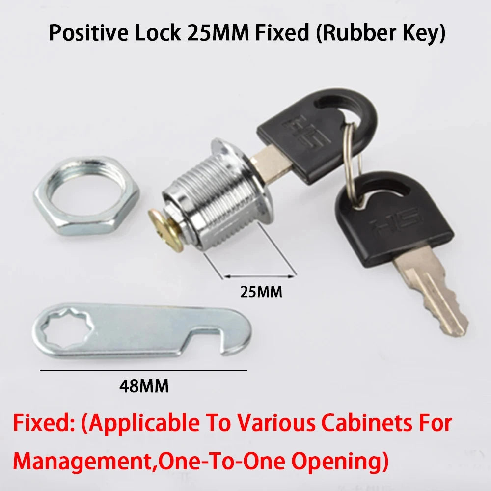 16/20/25/30mm Cam Lock Door Barrel Drawer Cabinet Mail Box Locker Cupboard + 2 Keys Cabinet Office Desk Letter Box Cam Locks