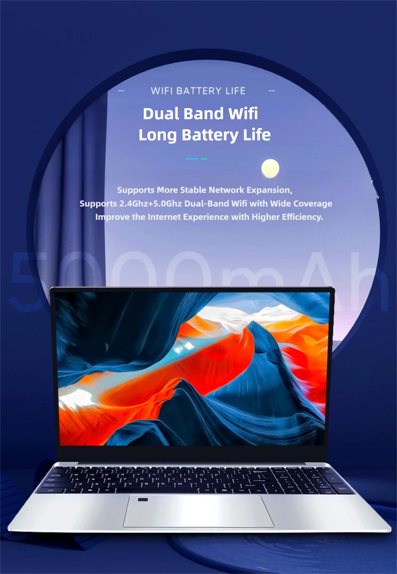 15.6" Intel N5095 Gaming Laptop Portable Notebook computer PC Core i5/i7 16GB DDR4 512GB/1TB IPS Windows 11 Backlit Keyboard