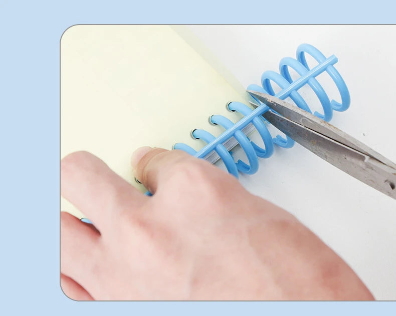 19mm 30 Ring A4 Binders Plastic B5 Binding Buckle Ring Notebook Clip Detachable Plastic Loose-leaf Binder Rings Notebook Binding