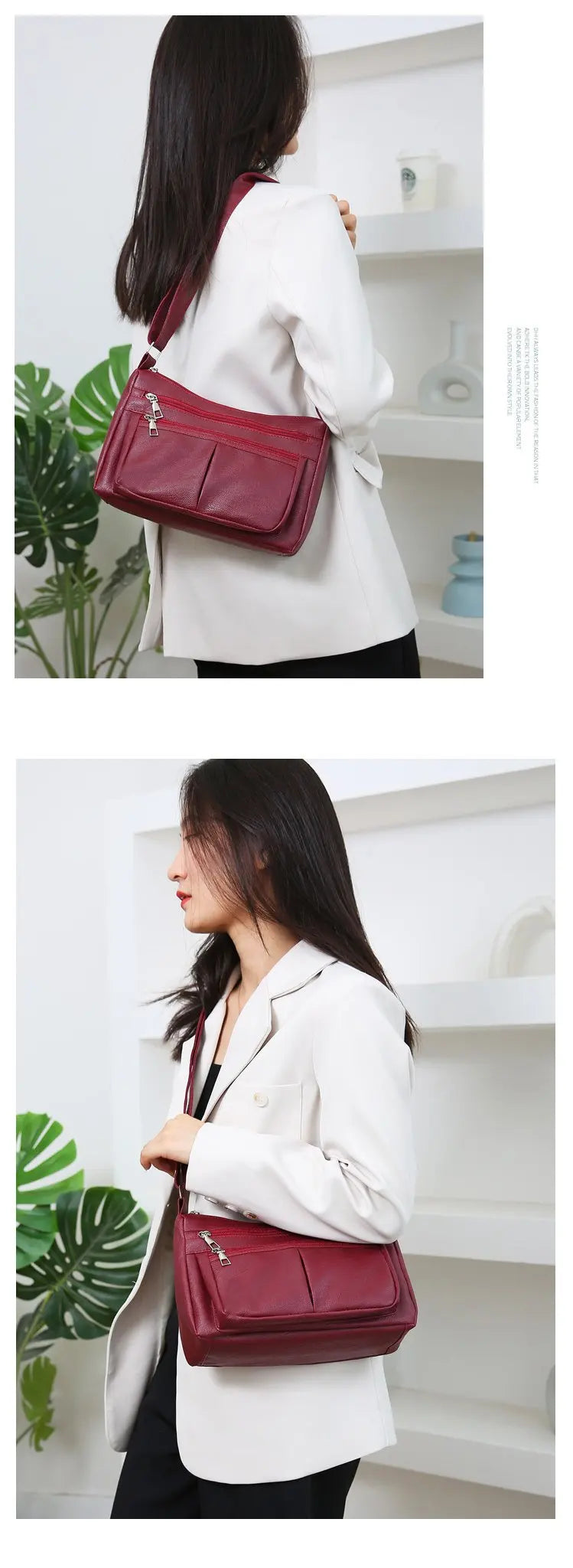 Women's Bag 2025 Trend Korean Handbags Designer Luxury Brand Ladies Shoulder Bags Soft Leather Fashion Versatile Crossbody Bag