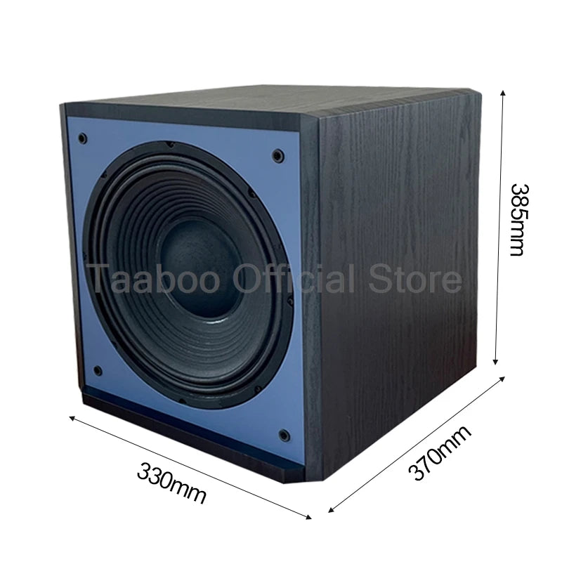 12/10 Inch Active Subwoofer Speaker High Power HiFi Fever Wooden Subwoofer Home Theater Audio Sound Box For AMP/PC/TV/DVD/CD