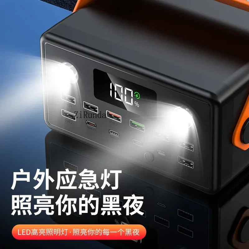 *200,000 mAh outdoor high power mobile power supply 9V mobile phone tablet fast charging large capacity power bank 220V