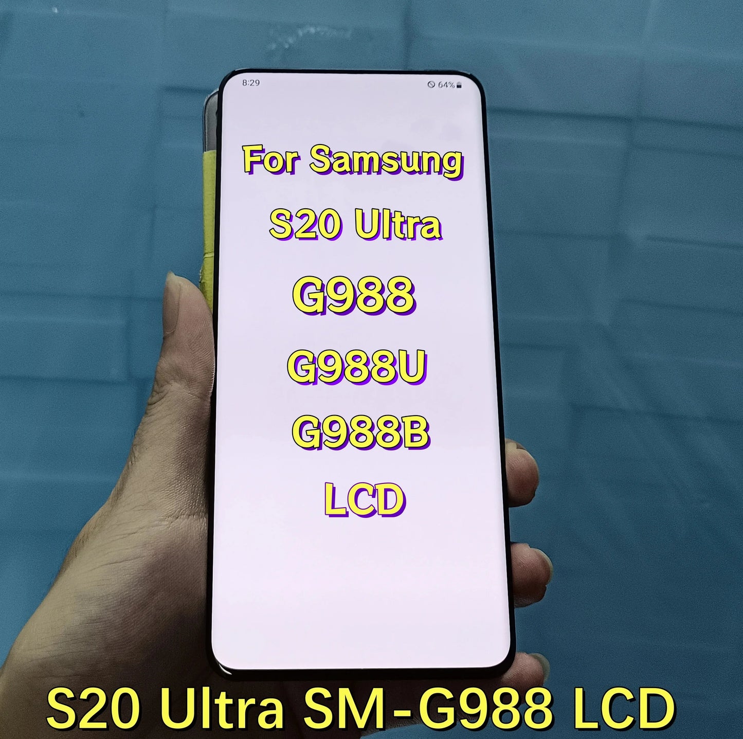 100% Work For Samsung Galaxy S20 Ultra G988 G988F LCD Display Touch Screen Digitizer Assembly For Samsung S20Ultra LCD With Line