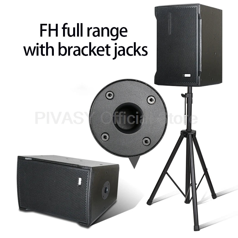 10/12 Inch Wall Mounted Speaker High Power Multi-function Sound Amplifier Professional Speaker for KTV Conference Stage Audio