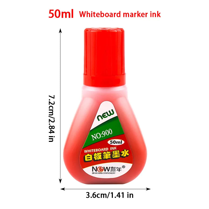 10pcs Whiteboard Marker Set,2.0mm Nib,Black Blue Red High-Volume Ink,Office Teaching Pen,Clear Handwriting & Easy Erasure L-528