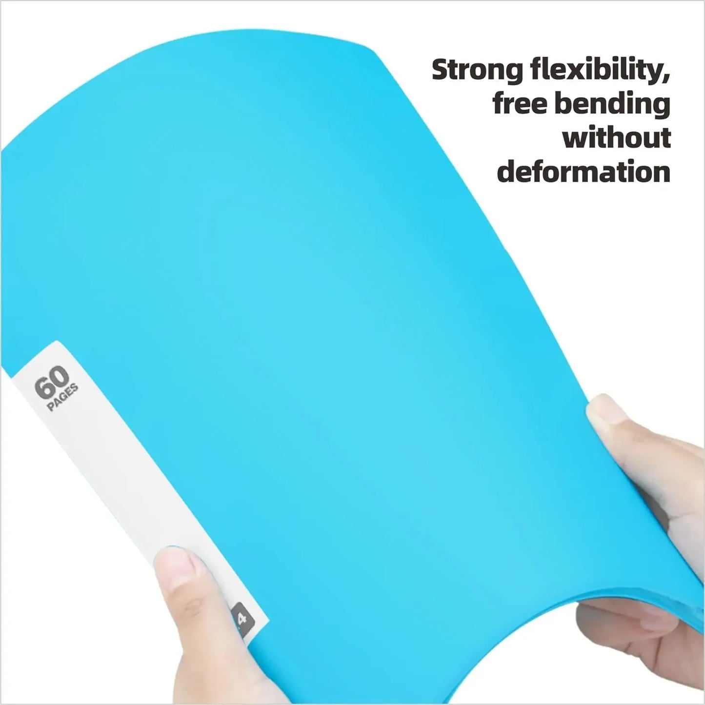 100-Pocket File Folder Display Book Plastic A4 Sheet Paper Document Holder, Letter Size Inserts File-N-View Business Presentatio