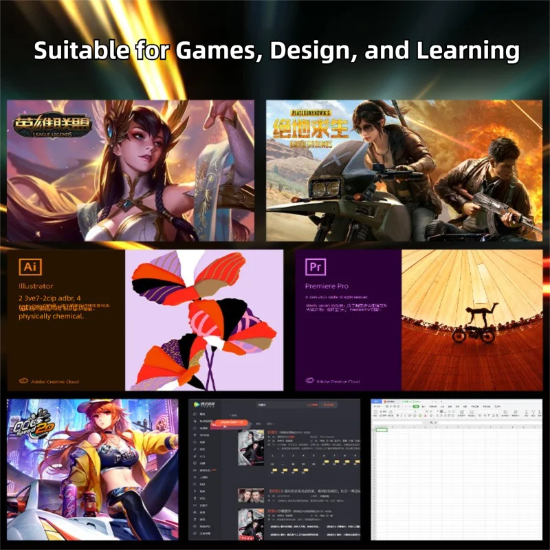 15.6" Intel N5095 Gaming Laptop Portable Notebook computer PC Core i5/i7 16GB DDR4 512GB/1TB IPS Windows 11 Backlit Keyboard