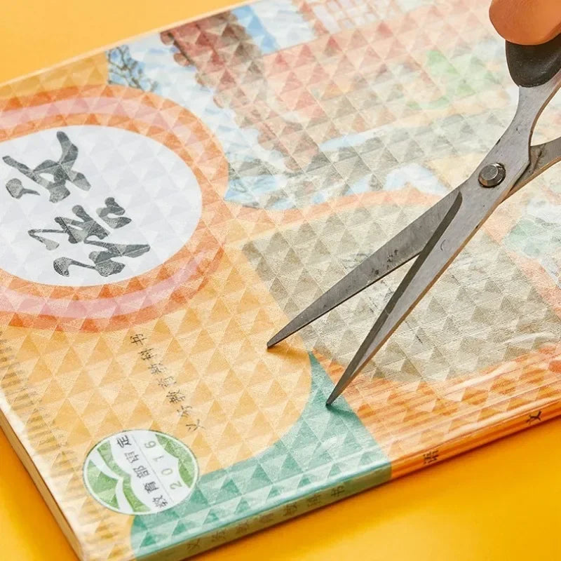 10 Sheets A4 Transparent Self Adhesive Book Cover Wrapper S/M/L Waterproof Book Wrap Paper Film Matte Clear Notebook Protector