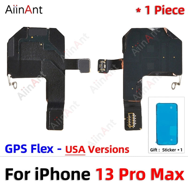 100% Test AiinAnt Bluetooth GPS Cellular Antenna NFC WI-FI Signal Wifi Flex Cable For iPhone 13 Pro Max mini with Sticker
