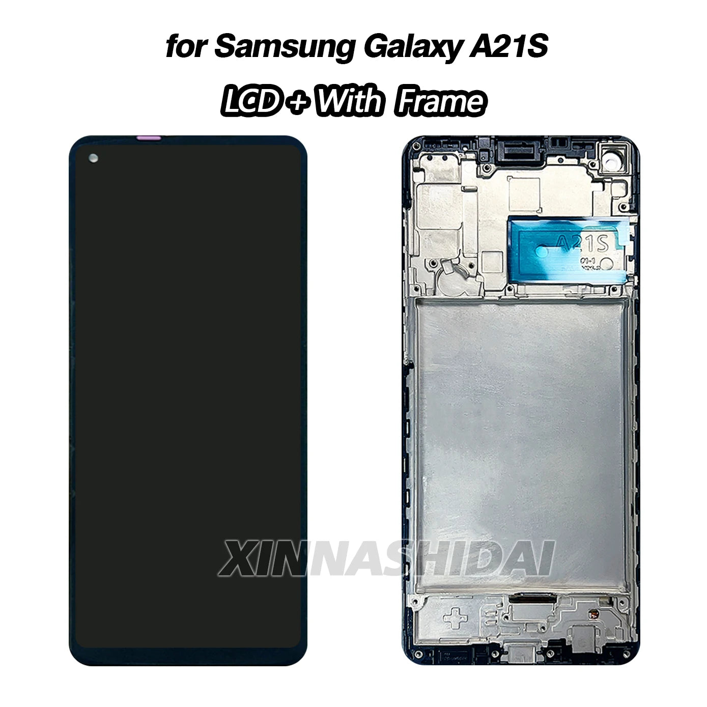 100% tested oled Display for pantalla Samsung Galaxy A21S A217F LCD Display Touch Screen Digitizer Replacementch Screen Panel