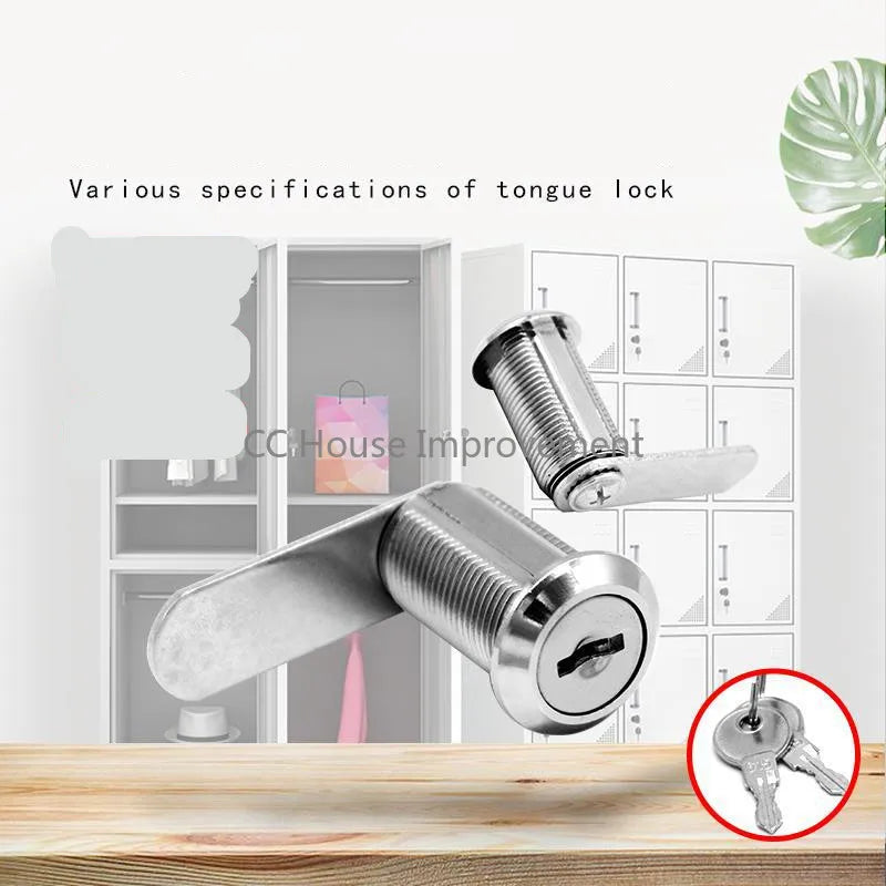 16/20/25/30mm Cam Lock Door Cabinet Mailbox Drawer Cupboard Locker + 2 Keys DIY Cabinet Tools