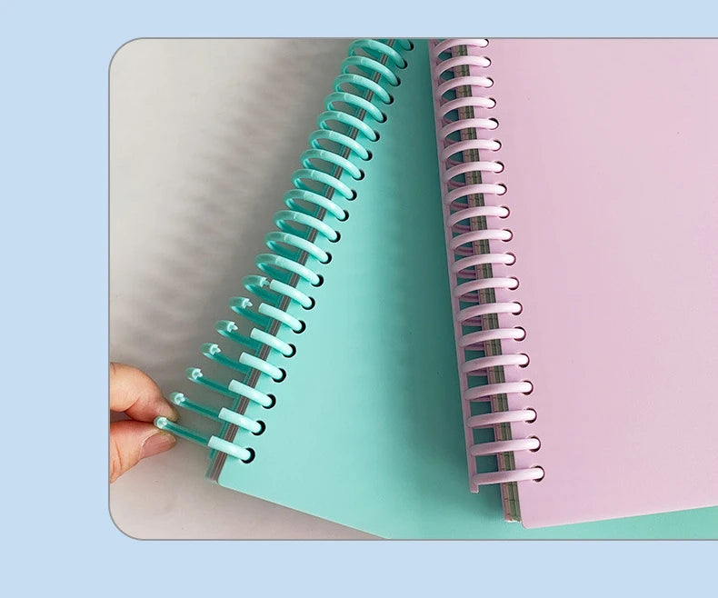 19mm 30 Ring A4 Binders Plastic B5 Binding Buckle Ring Notebook Clip Detachable Plastic Loose-leaf Binder Rings Notebook Binding