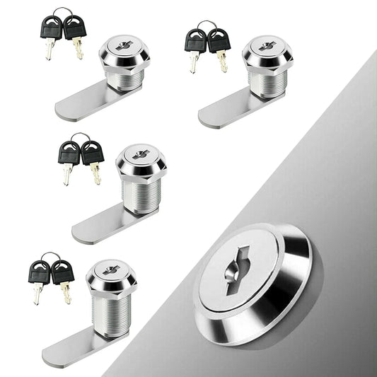 16/20/25/30mm Cam Lock Door Cabinet Mailbox Security Lock Drawer Cupboard Locker With 2 Keys Furniture Hardware