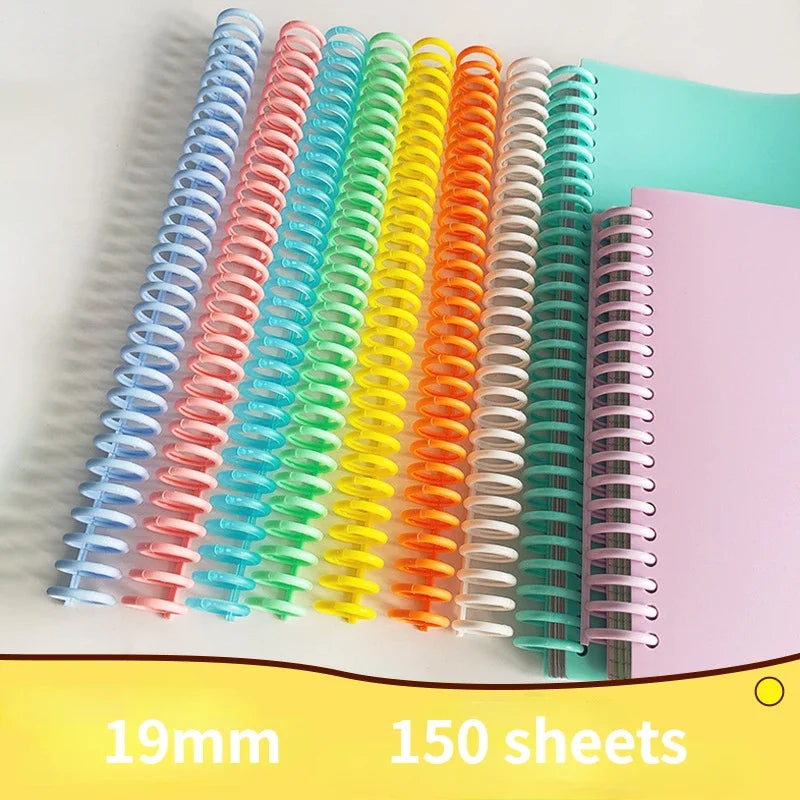 19mm 30 Ring A4 Binders Plastic B5 Binding Buckle Ring Notebook Clip Detachable Plastic Loose-leaf Binder Rings Notebook Binding