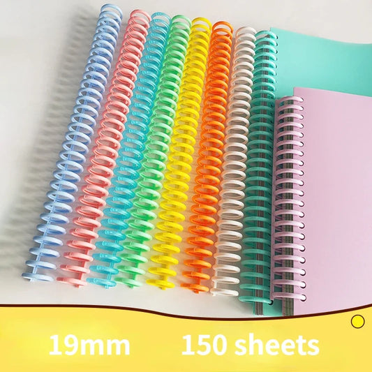 19mm 30 Ring A4 Binders Plastic B5 Binding Buckle Ring Notebook Clip Detachable Plastic Loose-leaf Binder Rings Notebook Binding