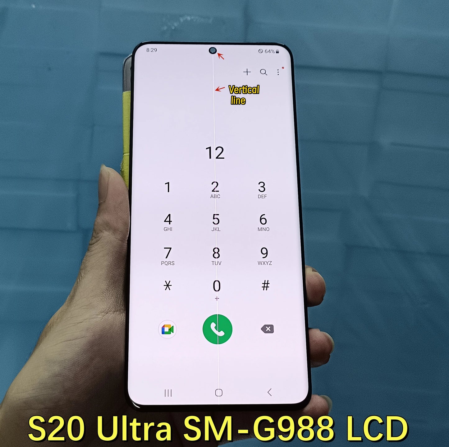 100% Work For Samsung Galaxy S20 Ultra G988 G988F LCD Display Touch Screen Digitizer Assembly For Samsung S20Ultra LCD With Line