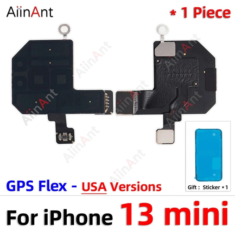 100% Test AiinAnt Bluetooth GPS Cellular Antenna NFC WI-FI Signal Wifi Flex Cable For iPhone 13 Pro Max mini with Sticker
