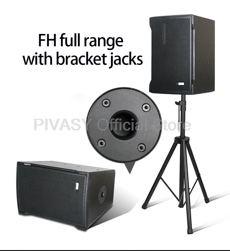 10/12 Inch Wall Mounted Speaker High Power Multi-function Sound Amplifier Professional Speaker for KTV Conference Stage Audio