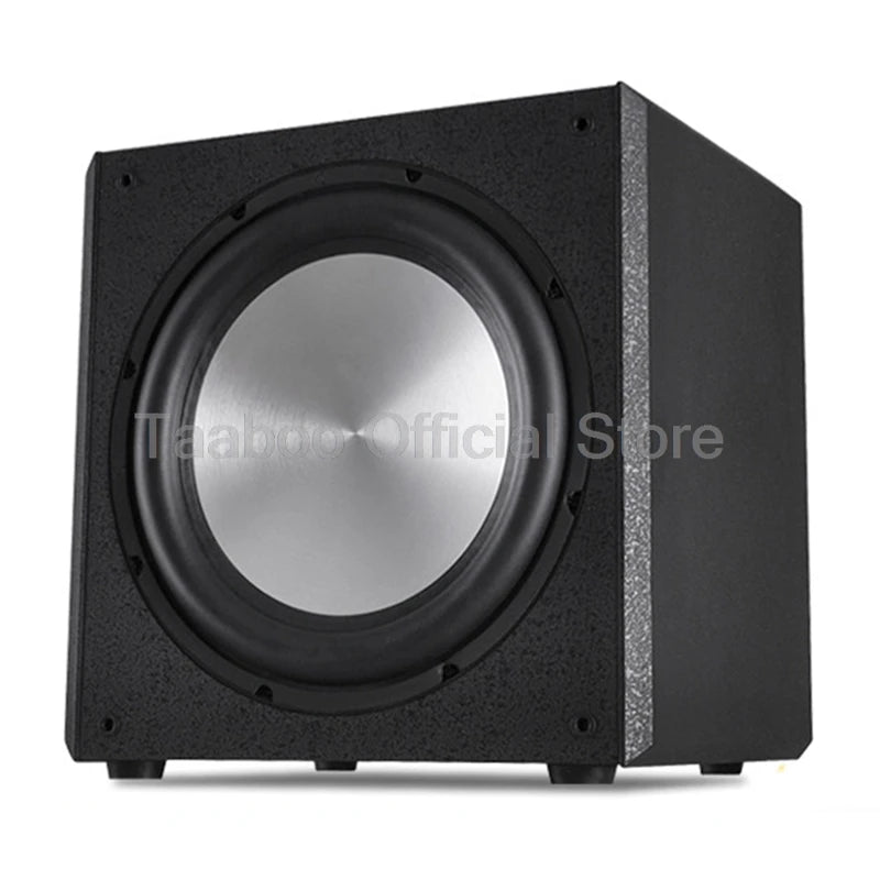 10/12 Inch Super Subwoofer High Power Speaker Active HiFi Wooden Subwoofer High Fidelity Home Theater Audio Amplifier Speaker