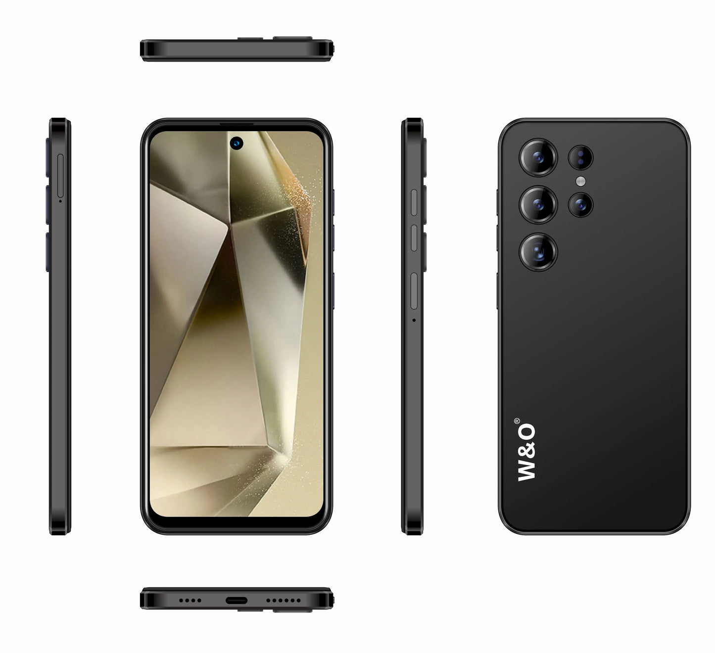 X18 Smartphone Android 6.6 inch 128GB ROM 8GB RAM 4G Network Dual SIM Cellphones Google Play Store 5200mah Mobile phones