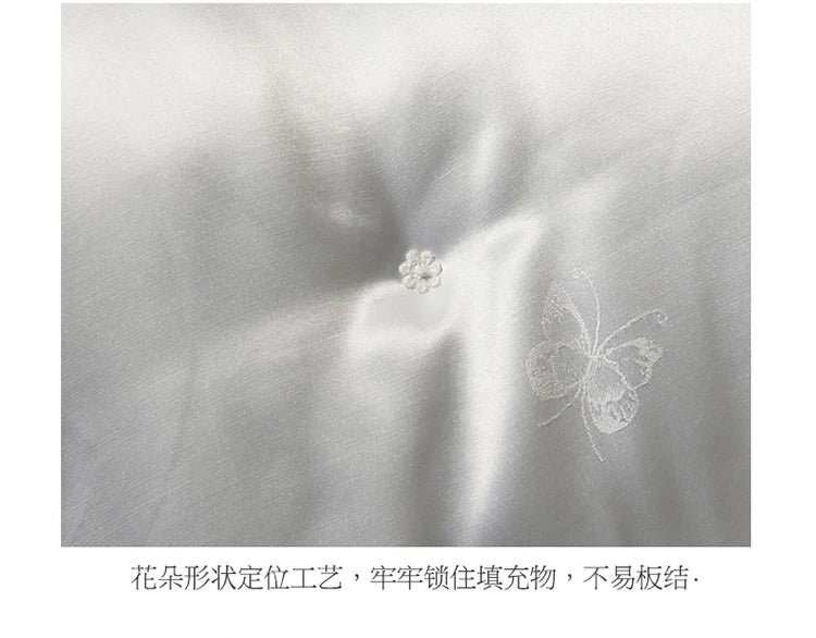 100% mulberry silk Handmade real silk quilt winter warm comforter spring autumn blanket thicken home hotel single double quilt