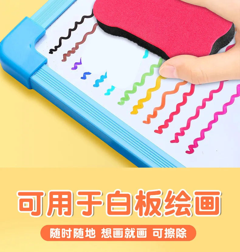 12 Colour Whiteboard Marker Set,Erasable, Refillable,Safety,Non-Toxic,High Capacity,Office,Conferencing,Educational Items