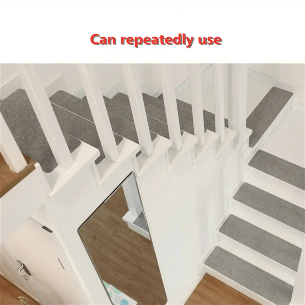 14Pcs/Set Stair Tread Carpet Mats Self-adhesive Floor Mat Door Mat Step Staircase Non Slip Pad Protection Cover Pads Home Decor