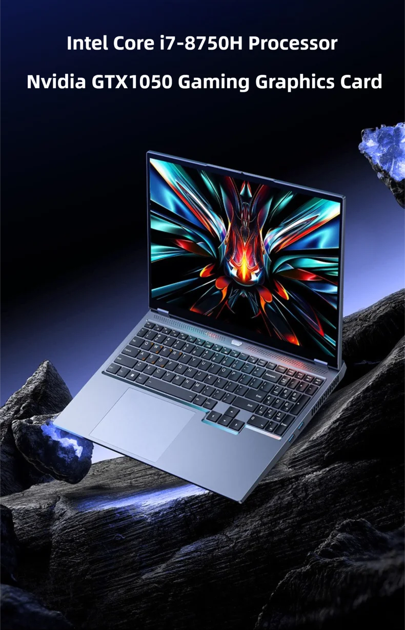 16.1" intel core i7-8750H gtx1050 gaming laptops portable notebook computer pc 32GB DDR4 1TB windows 11 Backlit Keyboard special