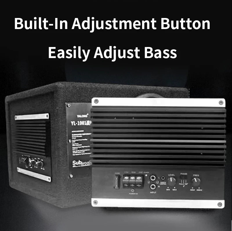 10/12 Inch 300/330W Dual Magnetic Dual Coil Passive Speaker Super Subwoofer Car Audio Fever DIY High Power Car Speaker