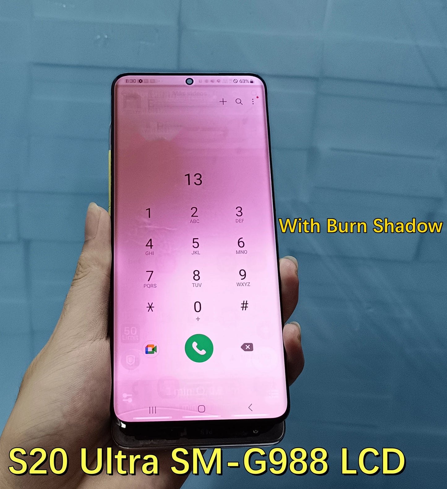 100% Work For Samsung Galaxy S20 Ultra G988 G988F LCD Display Touch Screen Digitizer Assembly For Samsung S20Ultra LCD With Line