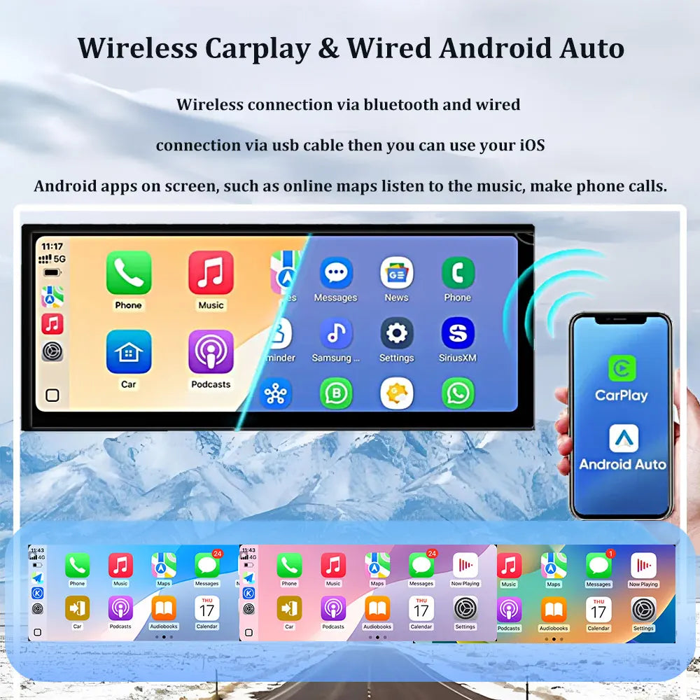 12.3 inch Ultra-thin Screen DSP Android 14 For Toyota Land Cruiser Prado 150 2010 - 2013 GPS Radio Multimedia Player 4G Navi Car