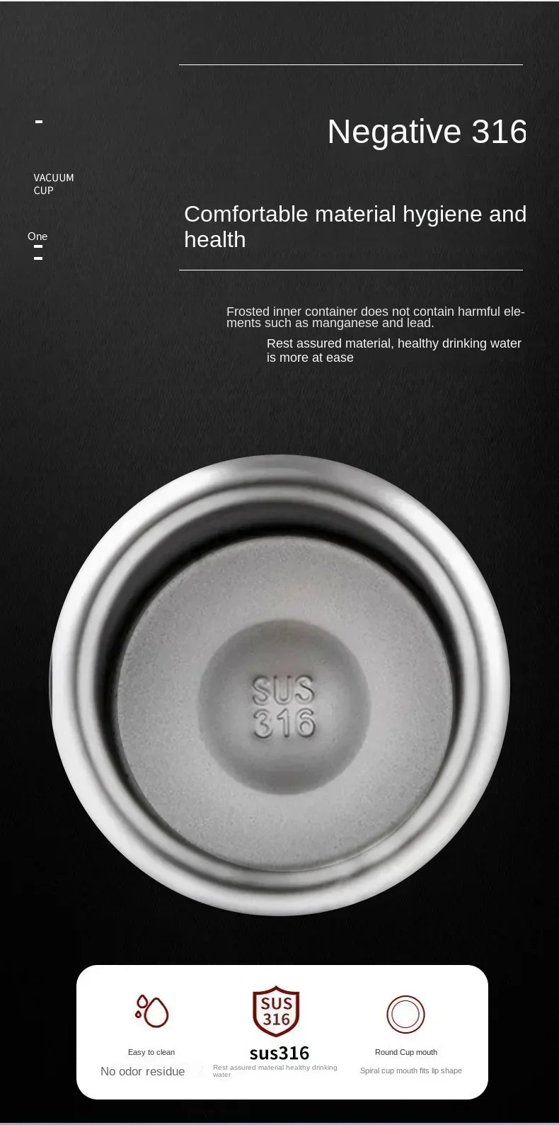 1L Thermal Water Bottle Keep Cold and Hot Water Bottle Thermos for Coffee Tea Water Vacuum Flasks Stainless Steel Thermos Bottle