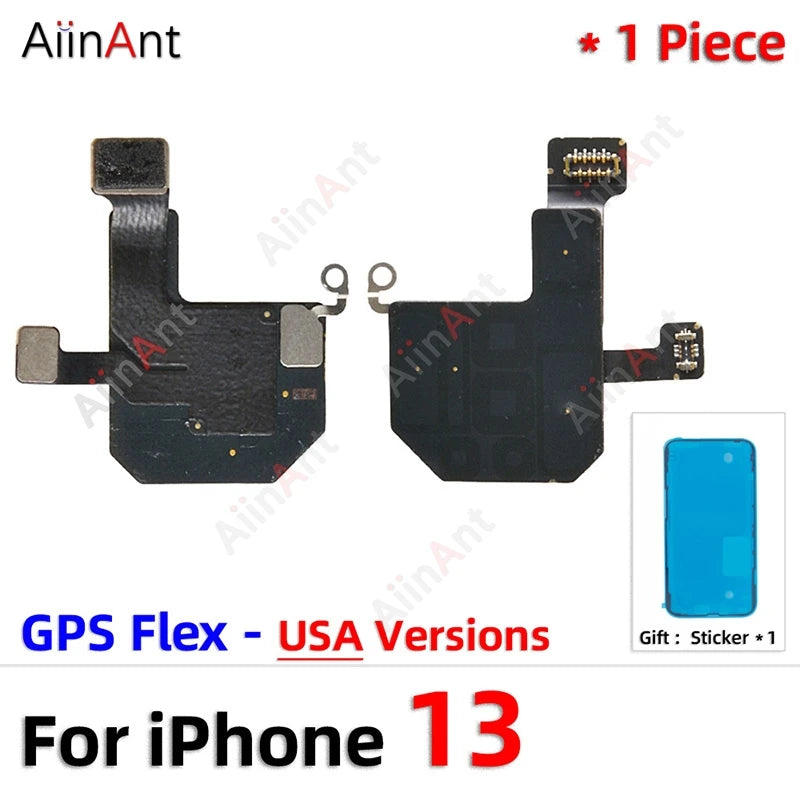100% Test AiinAnt Bluetooth GPS Cellular Antenna NFC WI-FI Signal Wifi Flex Cable For iPhone 13 Pro Max mini with Sticker