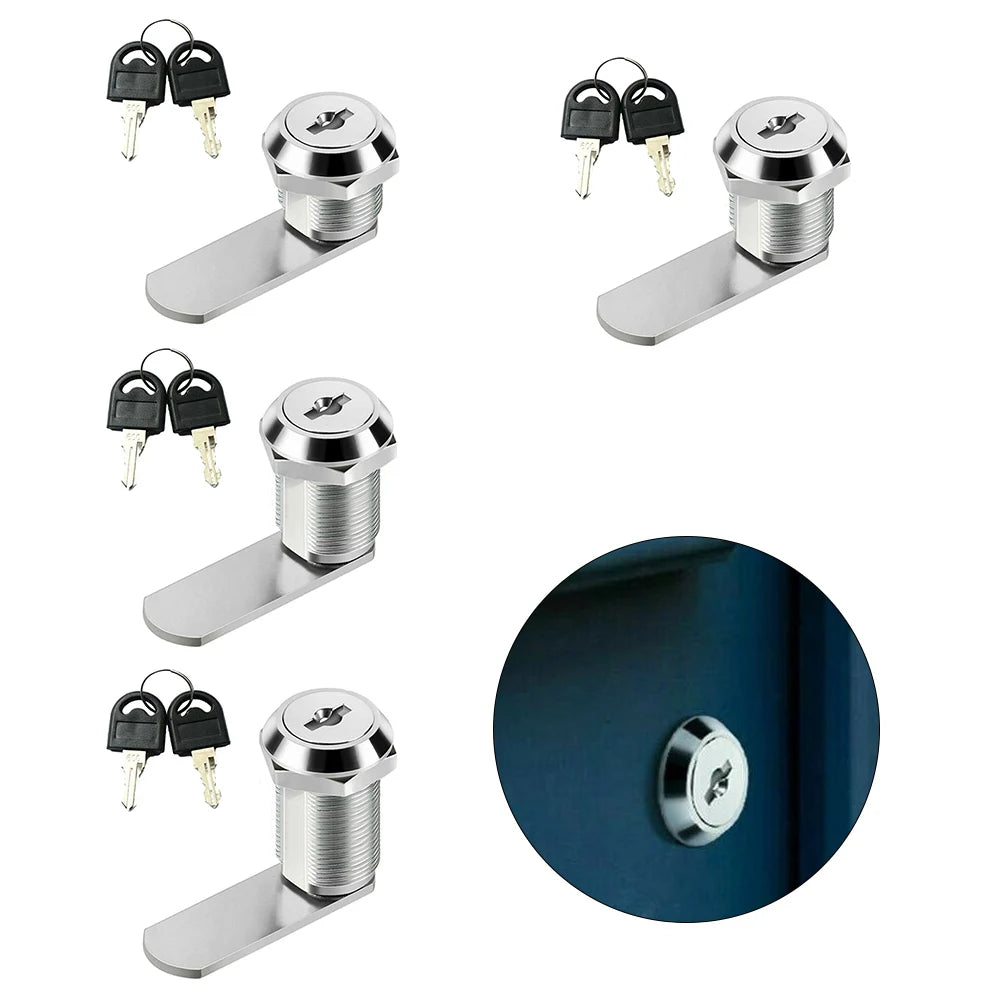16/20/25/30mm Cam Lock Door Cabinet Mailbox Security Lock Drawer Cupboard Locker With 2 Keys Furniture Hardware