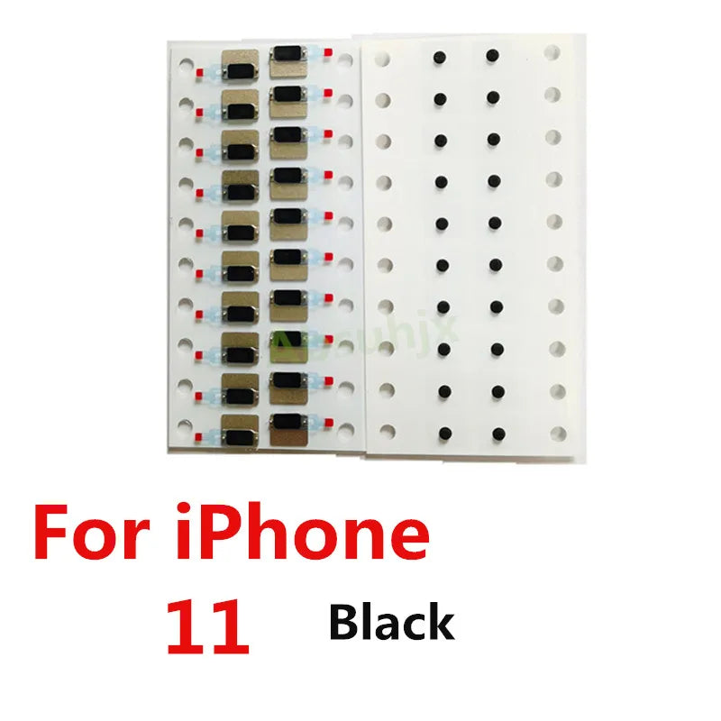 10pcs Flash Dust Net For iPhone 14 13 12 11 Pro Max Anti Mesh Rear Cover Camera Flash Light Microphone Phone Replace Parts
