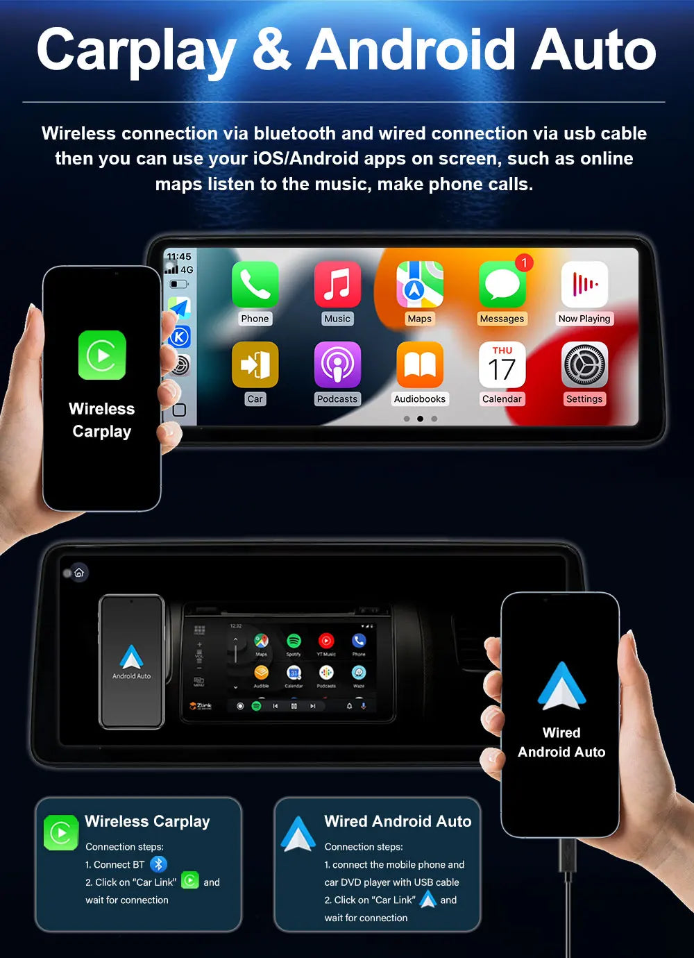 12.3 inch Android 14 GPS DSP BT Carplay Car Radio Multimedia Player for BMW 7 Series 2010 - 2015 CIC NBT System Auto Accessories