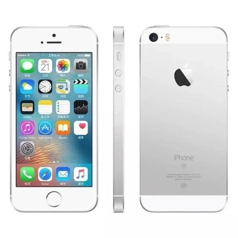 100% Original iPhone SE Cellphone 16/32/64/128GB ROM 2GB RAM 4.0" iOS A9 Touch ID 12MP Unlocked Dual Core Smartphone