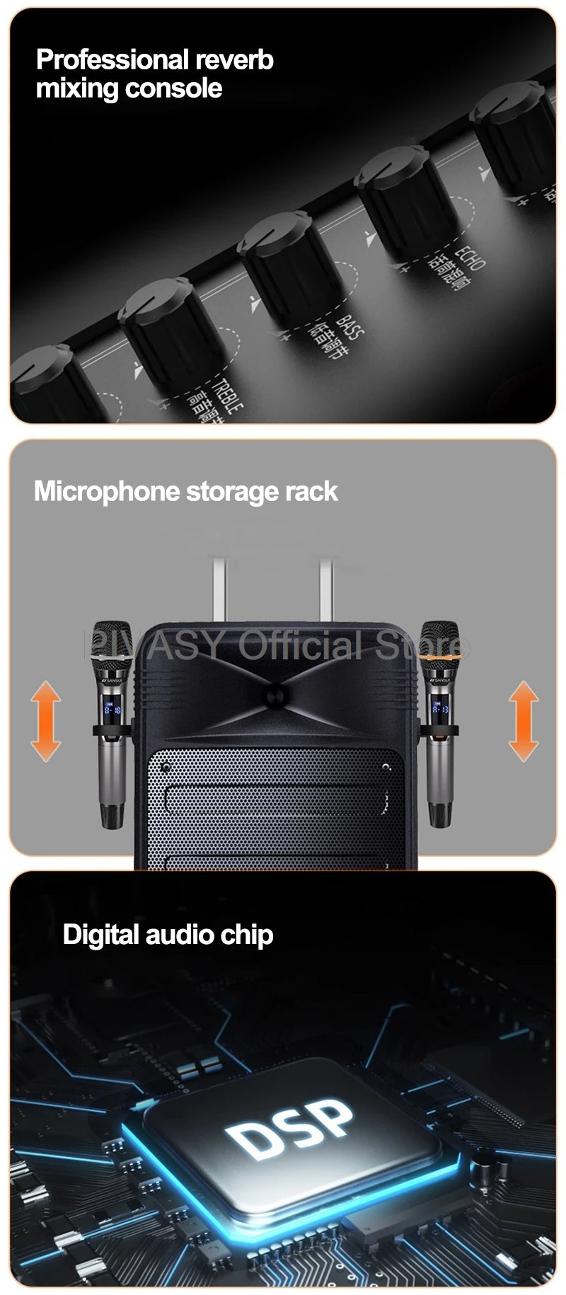 1600W High Power Audience Speaker 12 Inch Wireless Bluetooth Sound Audio Surround Subwoofer for DJ Stage Dancing Party Karaoke