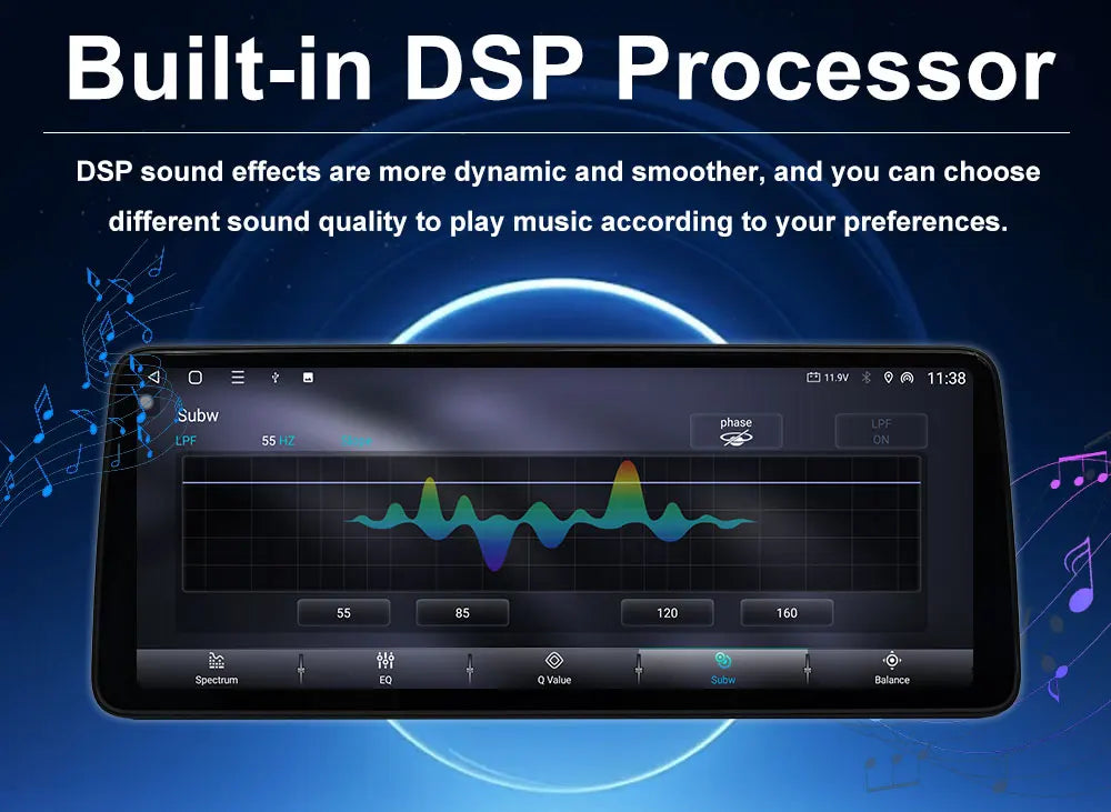 12.3 inch Android 14 GPS DSP BT Carplay Car Radio Multimedia Player for BMW 7 Series 2010 - 2015 CIC NBT System Auto Accessories