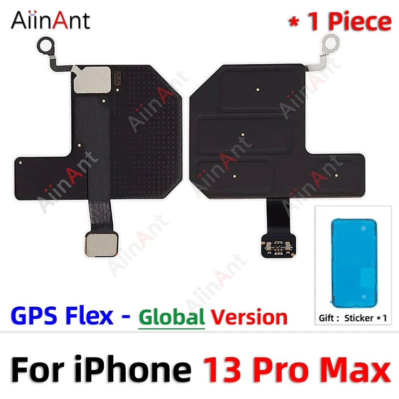 100% Test AiinAnt Bluetooth GPS Cellular Antenna NFC WI-FI Signal Wifi Flex Cable For iPhone 13 Pro Max mini with Sticker