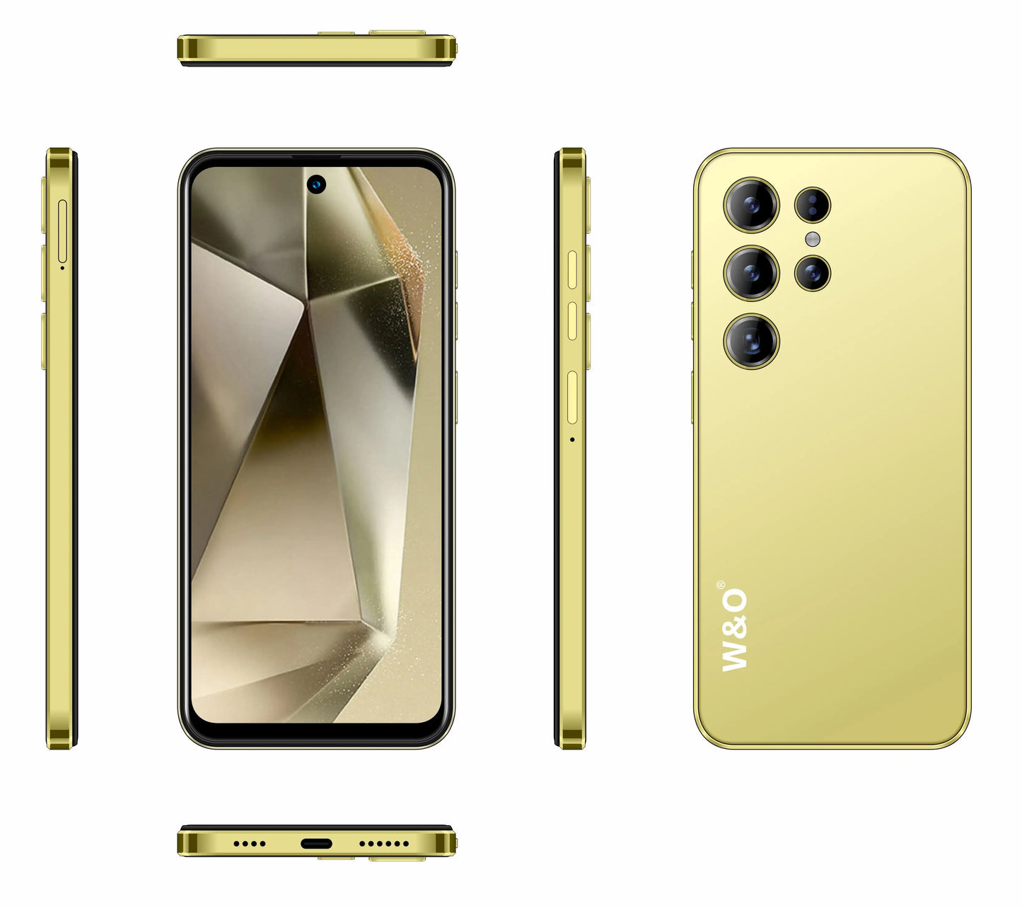 X18 Smartphone Android 6.6 inch 128GB ROM 8GB RAM 4G Network Dual SIM Cellphones Google Play Store 5200mah Mobile phones