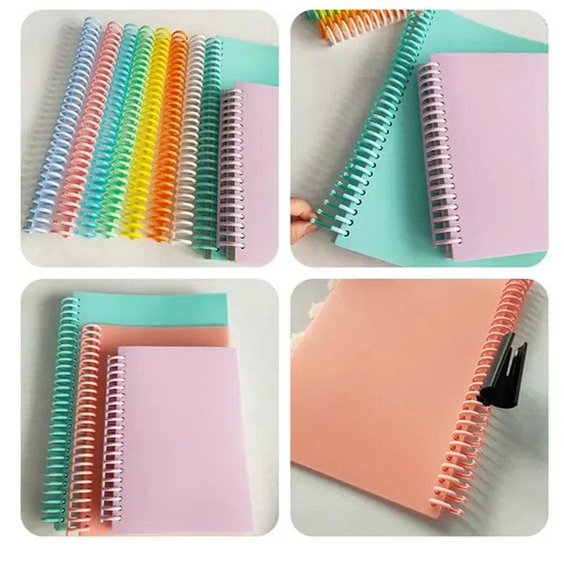 19mm 30 Ring A4 Binders Plastic B5 Binding Buckle Ring Notebook Clip Detachable Plastic Loose-leaf Binder Rings Notebook Binding