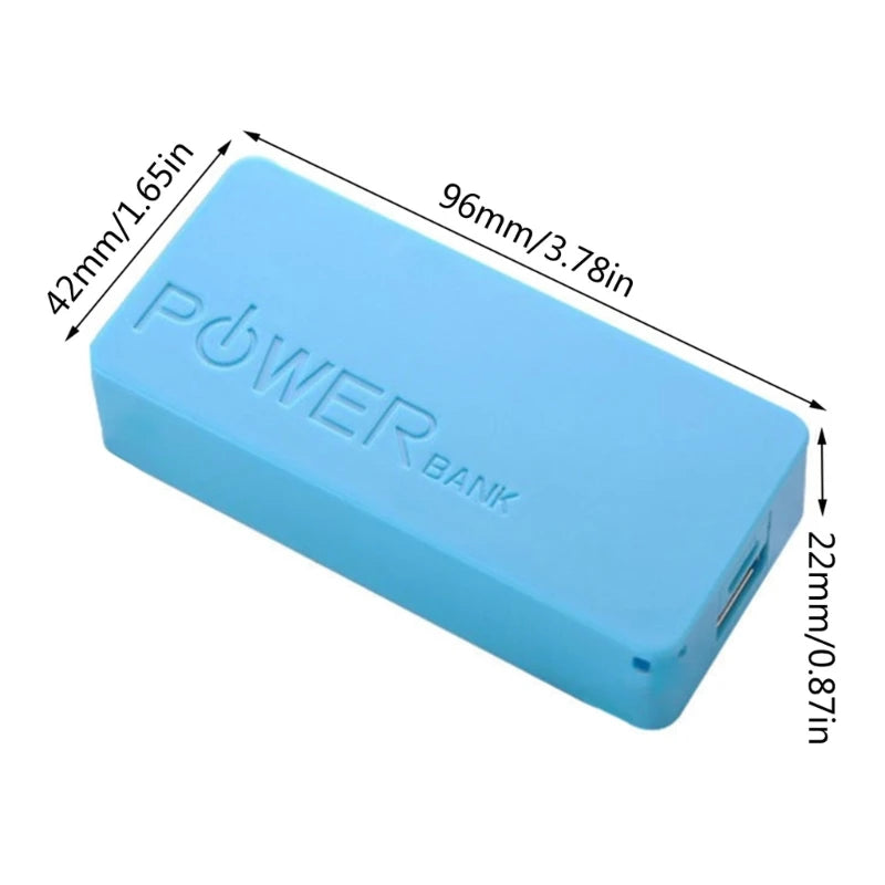 18650 Power Bank Battery Charger Case 5V 1A Portable USB Power Bank Kit Storage DIY Box For Phone MP3 Electronic Charging