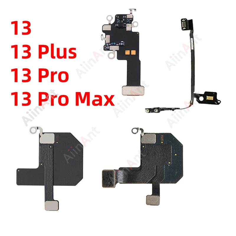 100% Test AiinAnt Bluetooth GPS Cellular Antenna NFC WI-FI Signal Wifi Flex Cable For iPhone 13 Pro Max mini with Sticker